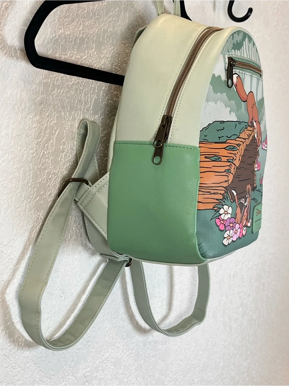 Loungefly Disney The Fox and the Hound Forest Fun Mini Backpack